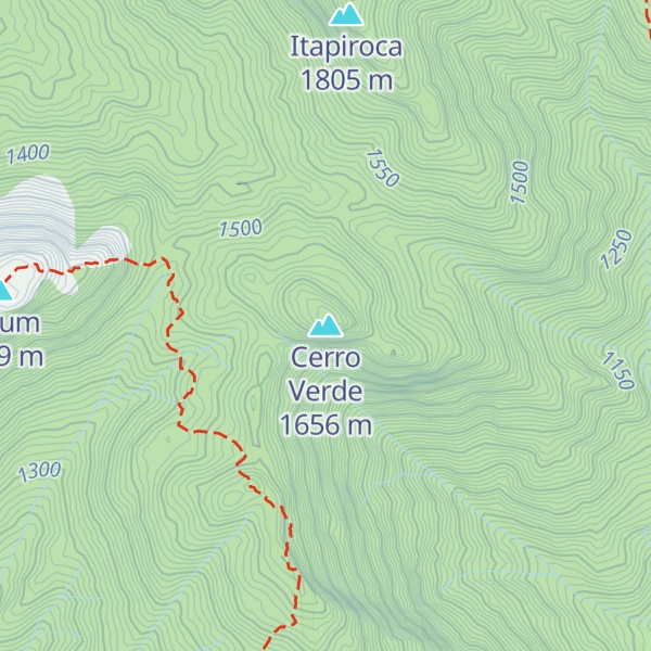 Map of Cerro Verde