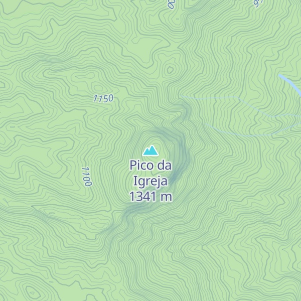 Map of Pico da Igreja
