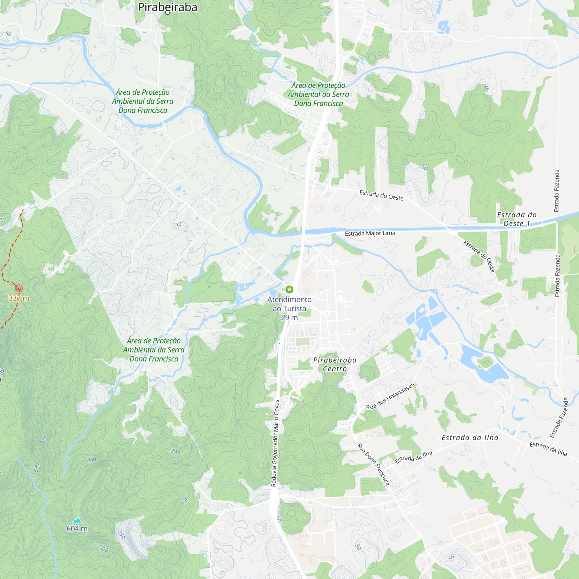 Atendimento ao Turista map
