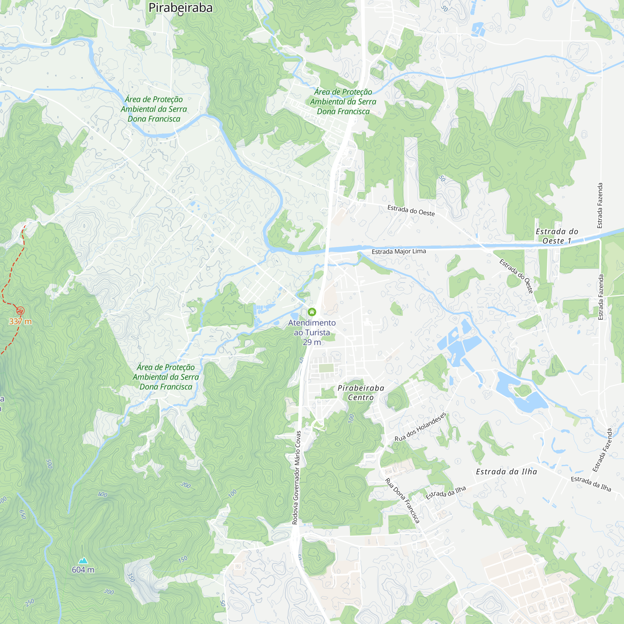 Atendimento ao Turista map