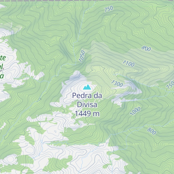 Map of Pedra da Divisa