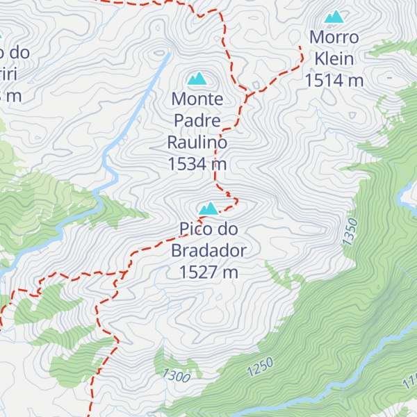 Map of Pico do Bradador
