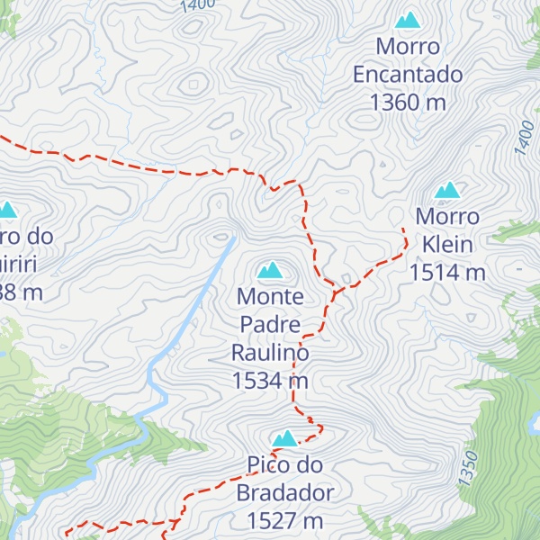 Map of Monte Padre Raulino