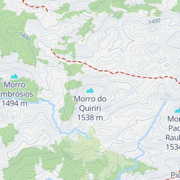 Map of Morro do Quiriri