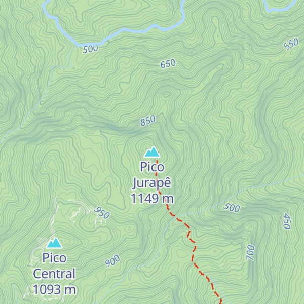 Map of Pico Jurapê