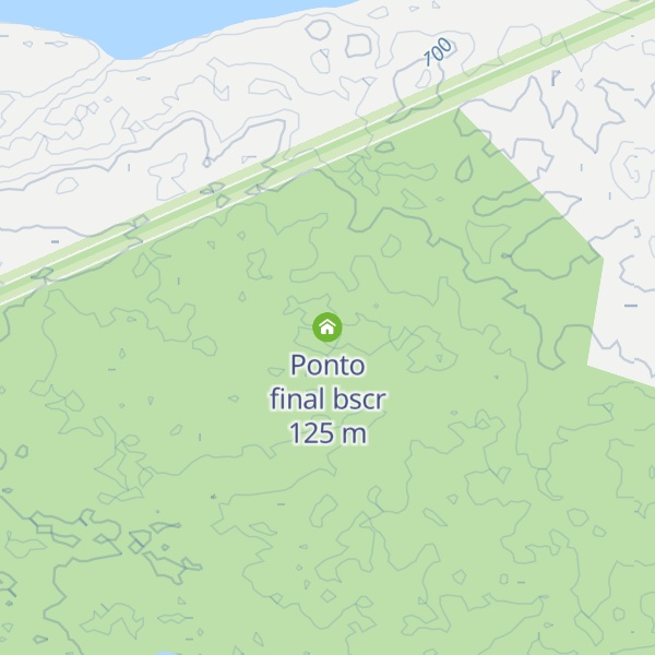 Map of Ponto final bscr