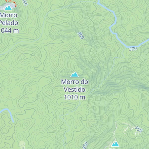 Map of Morro do Vestido