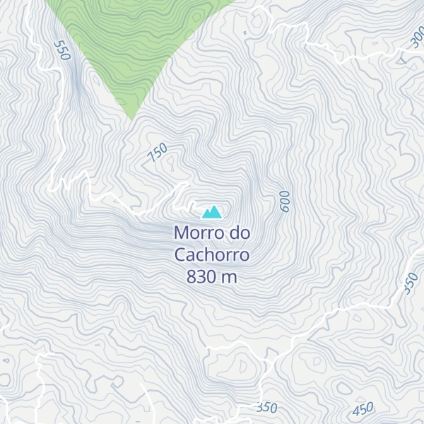 Map of Morro do Cachorro