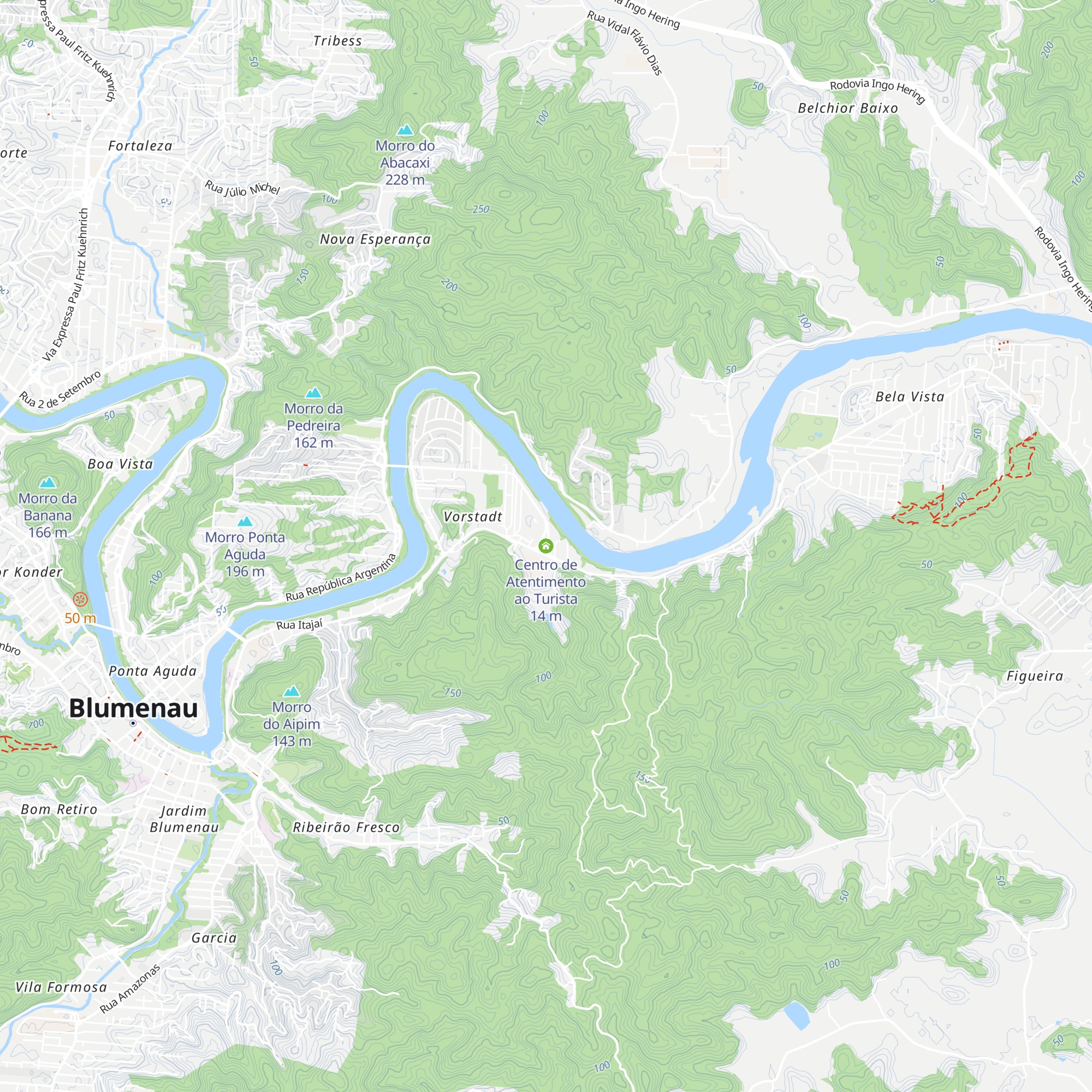 Centro de Atentimento ao Turista map