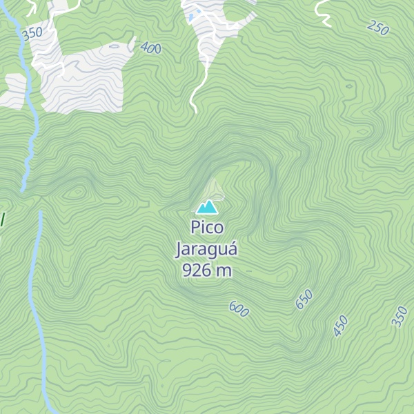 Map of Pico Jaraguá