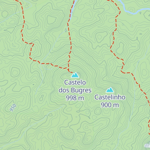 Map of Castelo dos Bugres