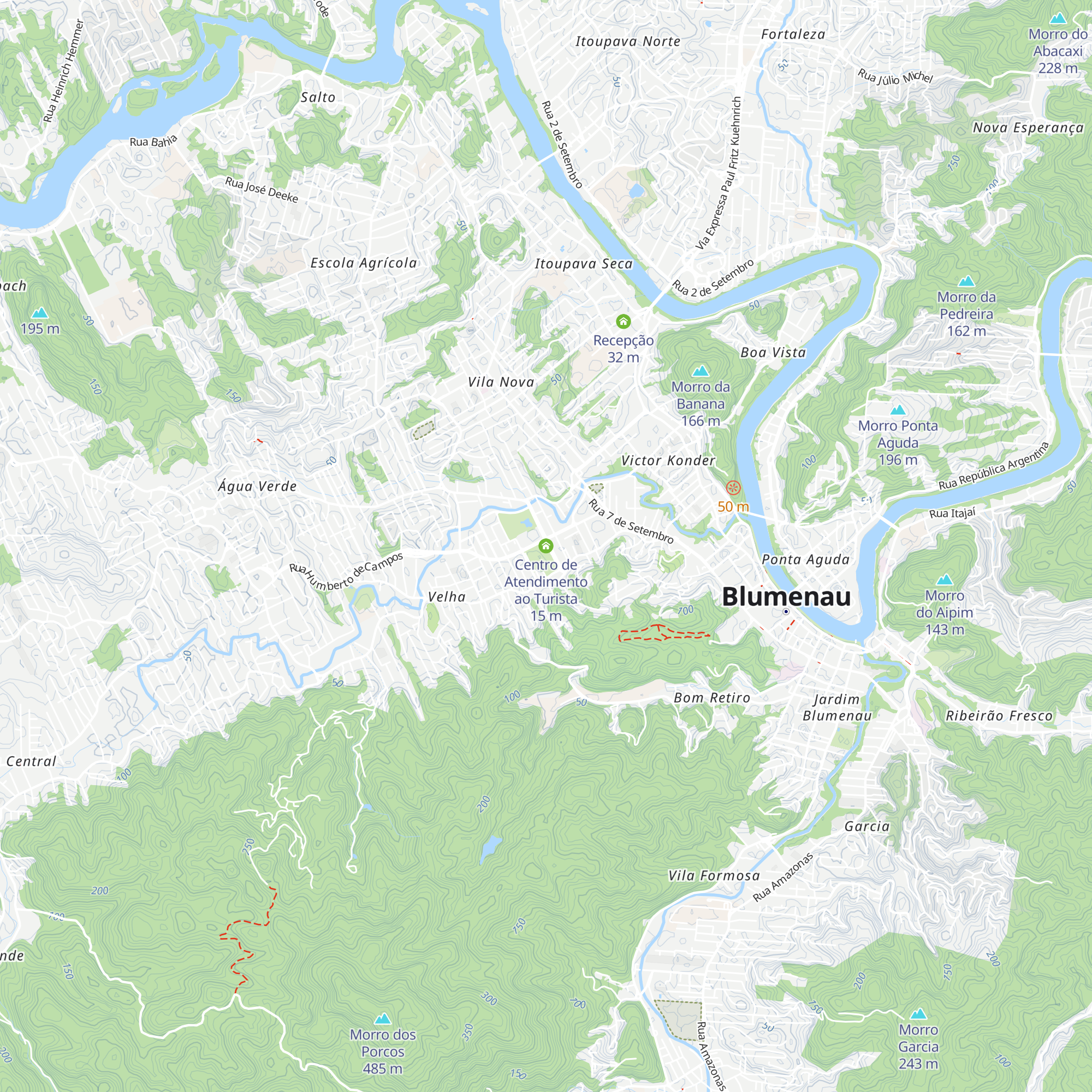 Centro de Atendimento ao Turista map