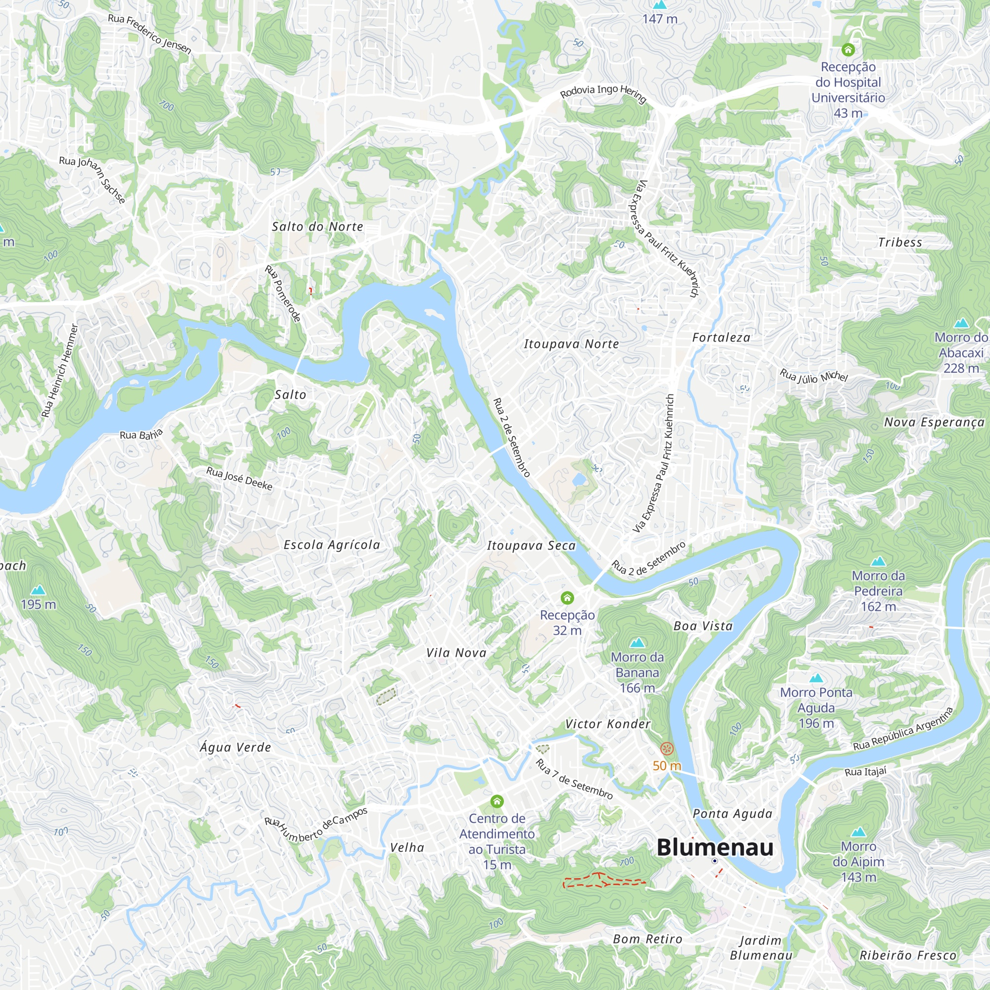 Recepção map
