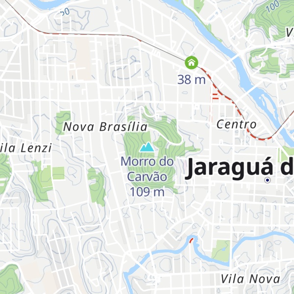 Map of Morro do Carvão