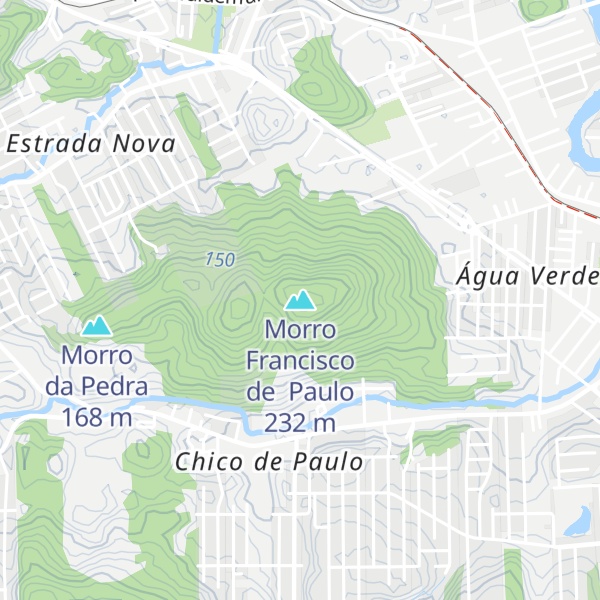 Map of Morro Francisco de  Paulo