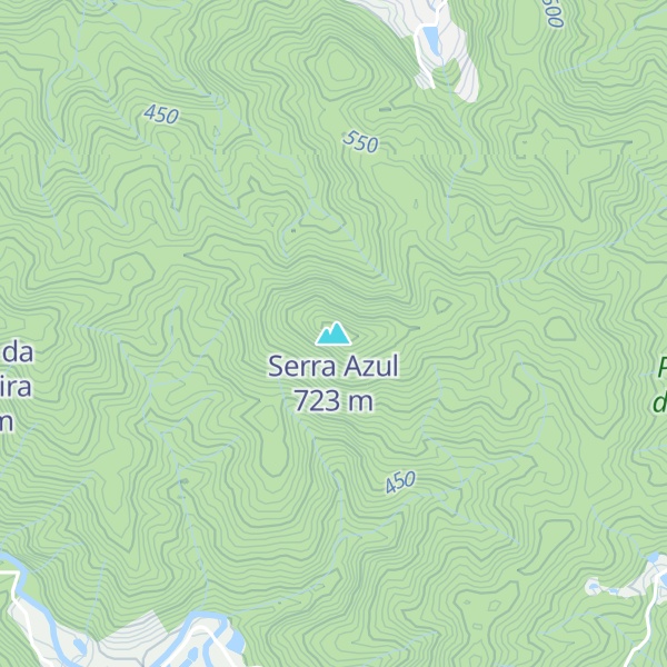 Map of Serra Azul
