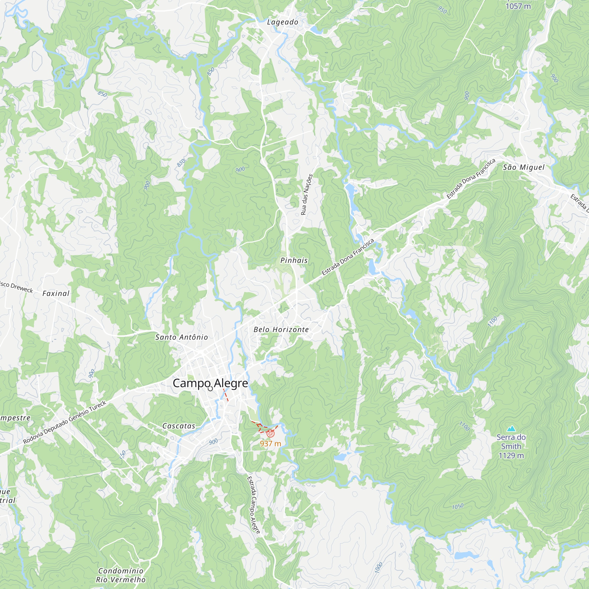Posto de Informações Turísticas "Egon Larsen" map