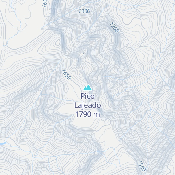 Map of Pico Lajeado
