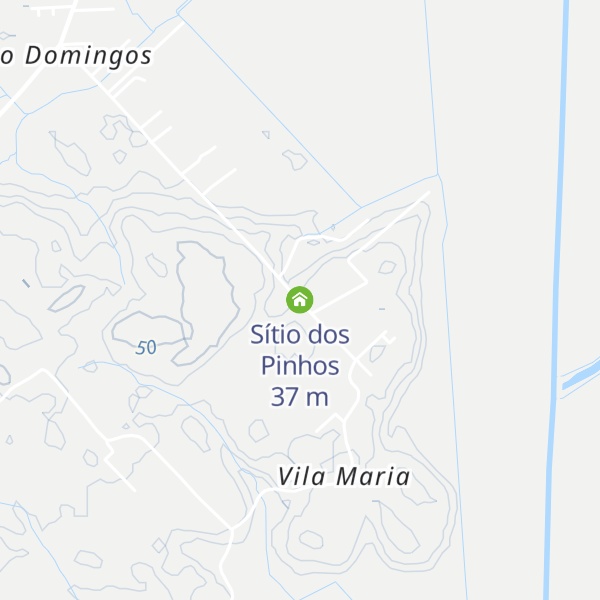 Map of Sítio dos Pinhos