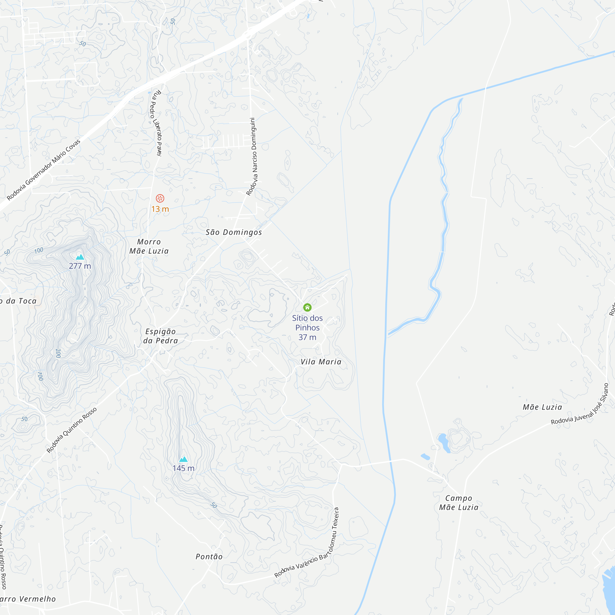 Sítio dos Pinhos map