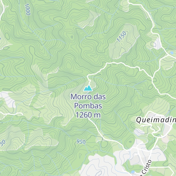 Map of Morro das Pombas