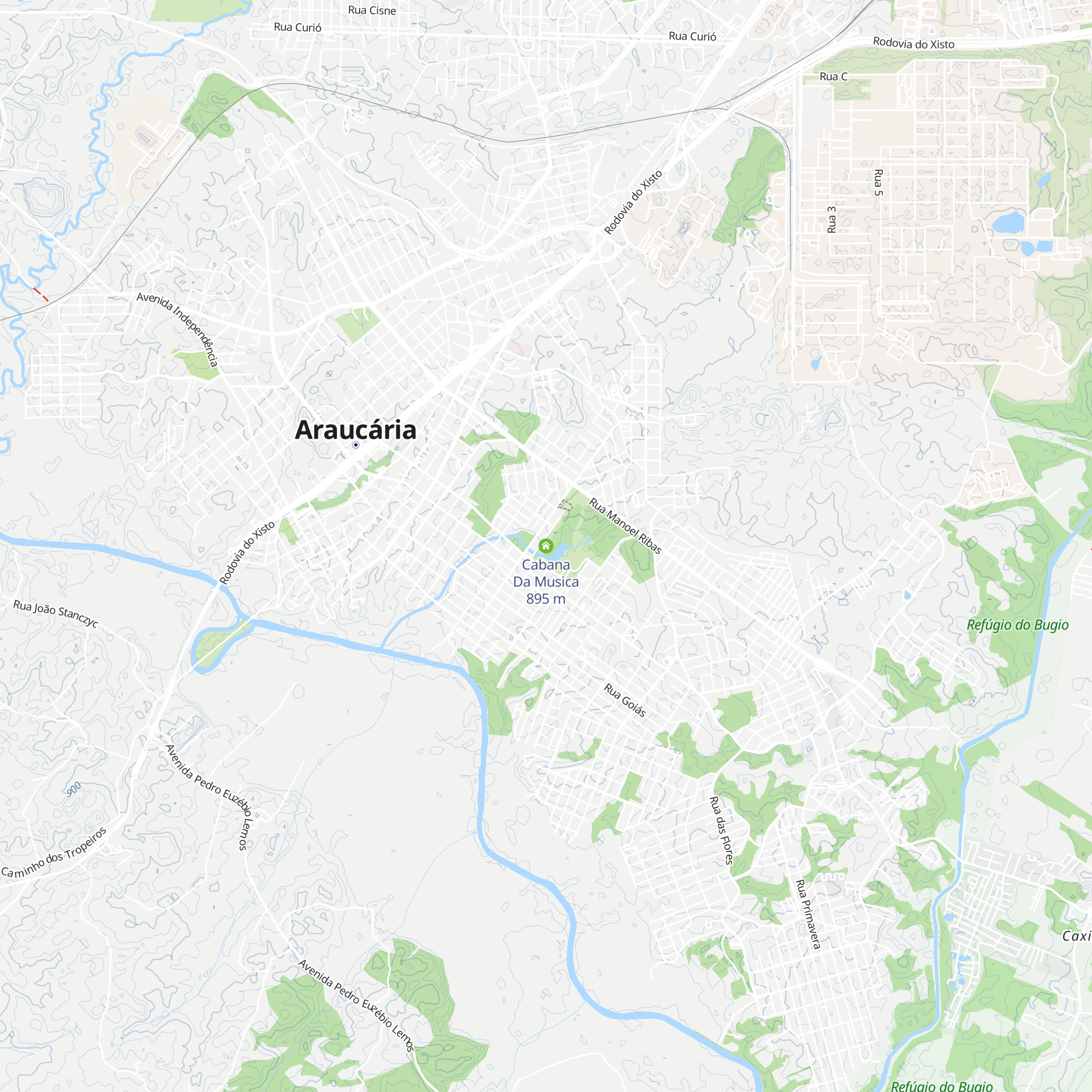 Cabana Da Musica map