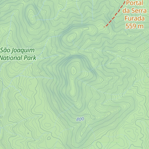 Map of Morro do Bugrinho