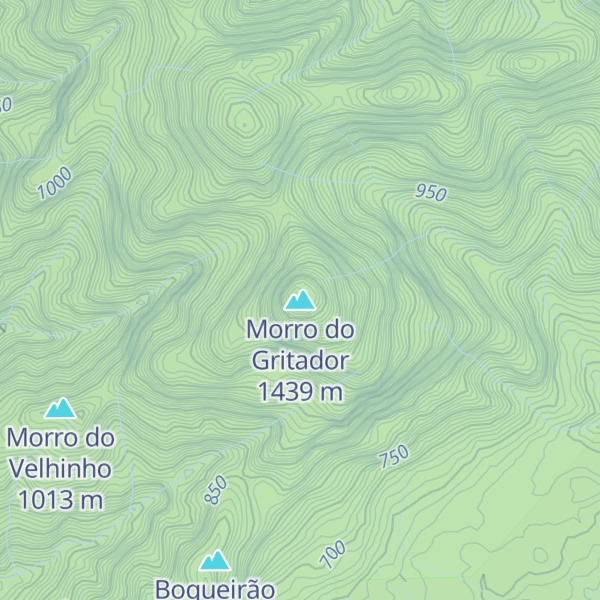 Map of Morro do Gritador