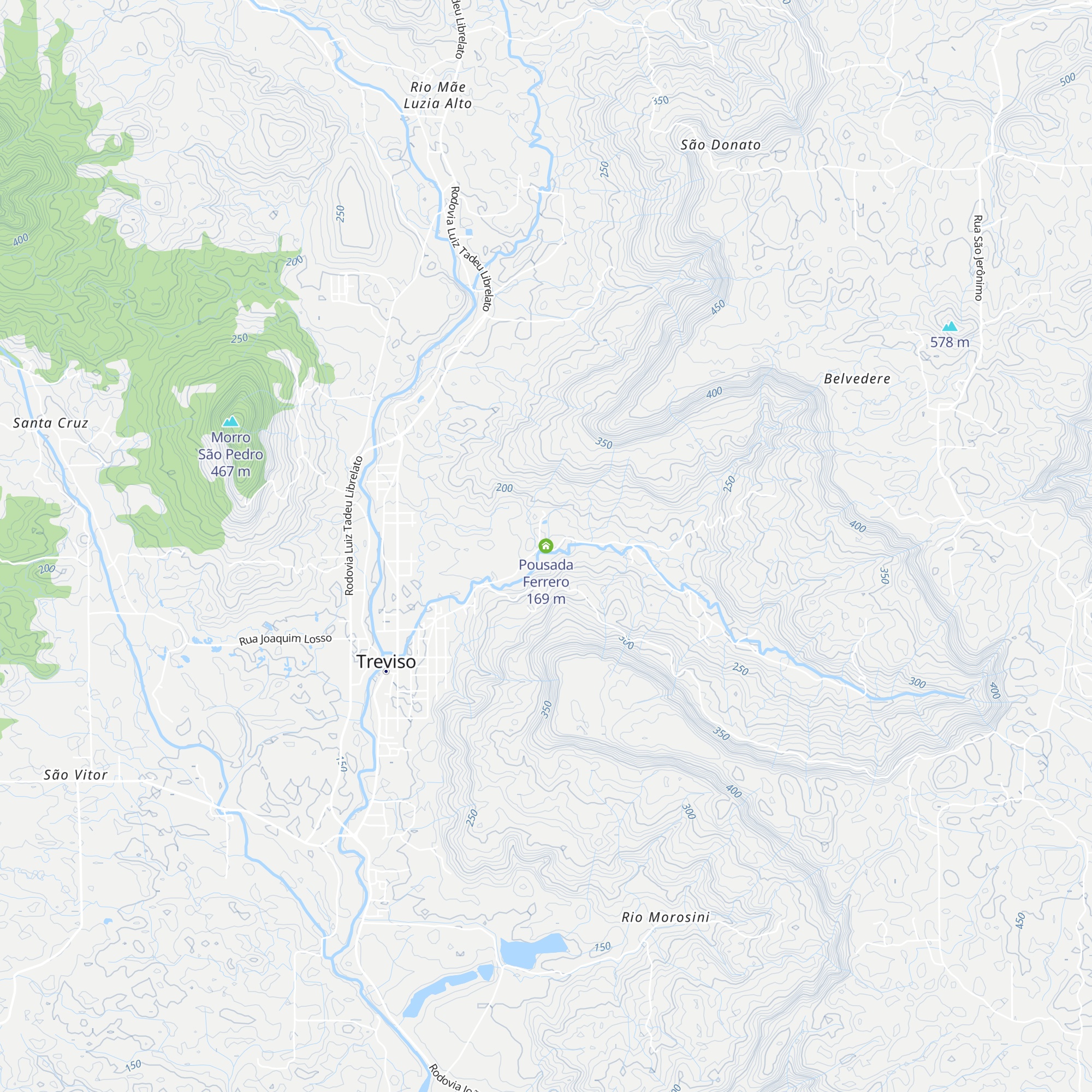 Pousada Ferrero map