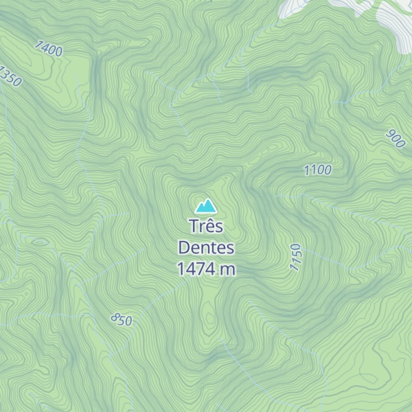 Map of Três Dentes