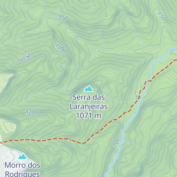 Map of Serra das Laranjeiras