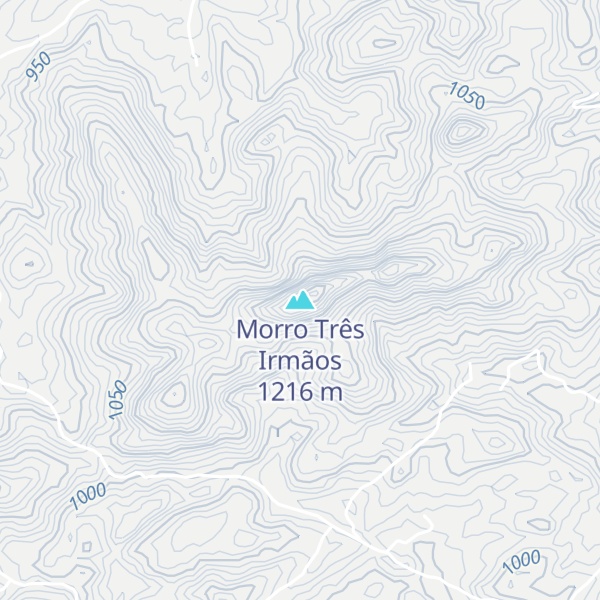 Map of Morro Três Irmãos