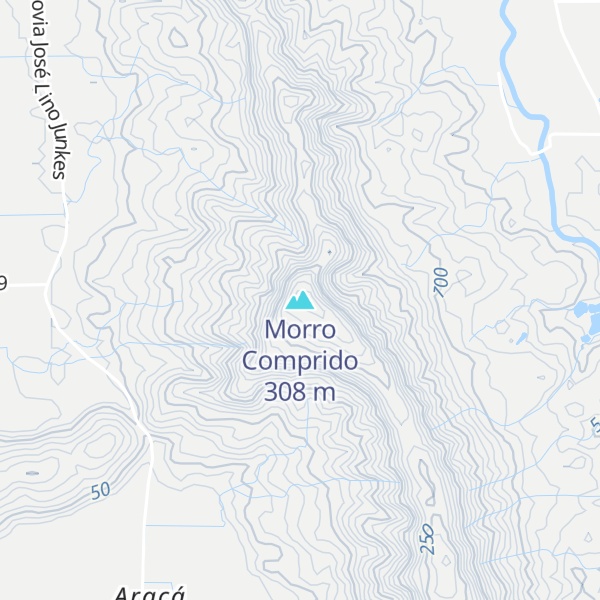 Map of Morro Comprido
