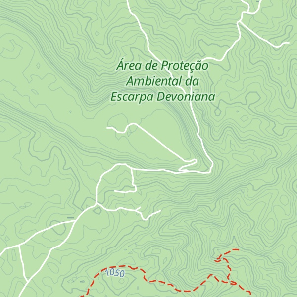 Map of Cerro do Purunã