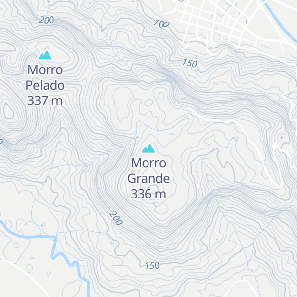 Map of Morro Grande
