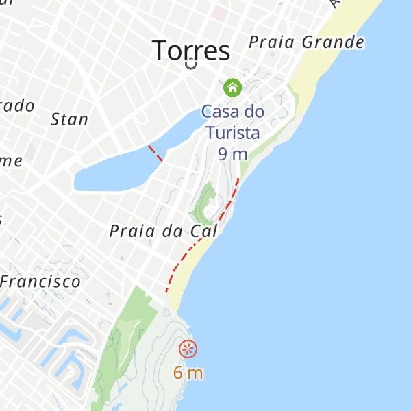 Map of Morro do Farol