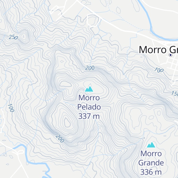 Map of Morro Pelado