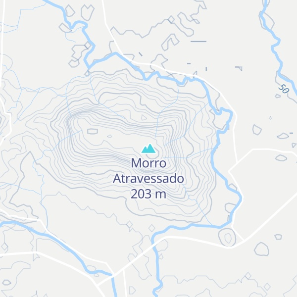 Map of Morro Atravessado