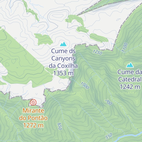 Map of Canyon da Coxilha