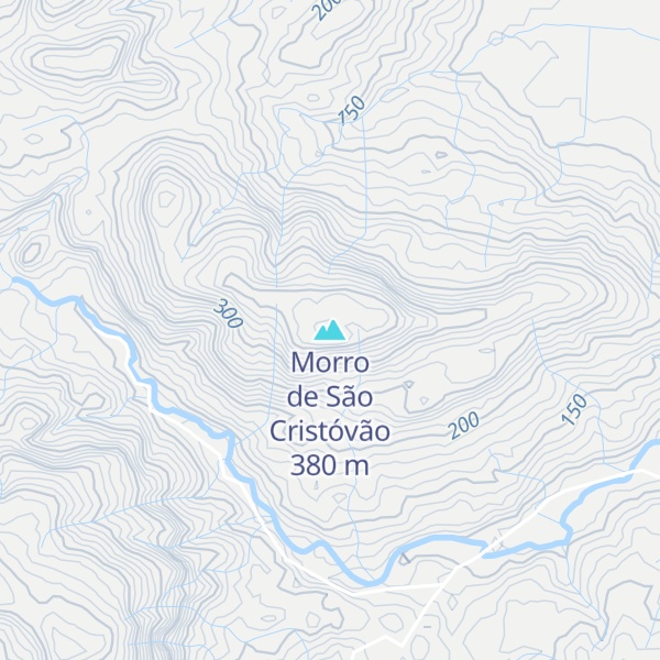 Map of Morro de São Cristóvão