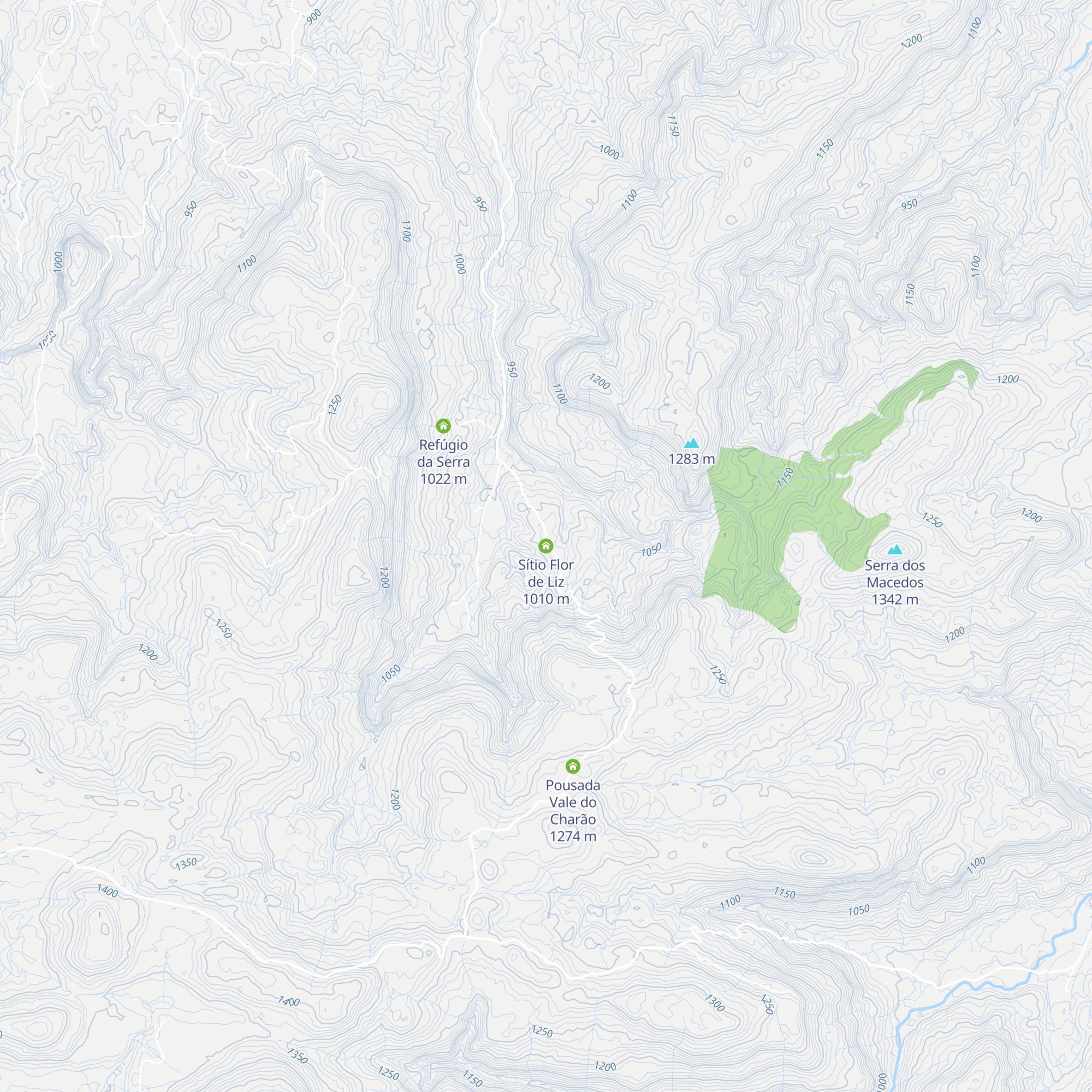 Sítio Flor de Liz map
