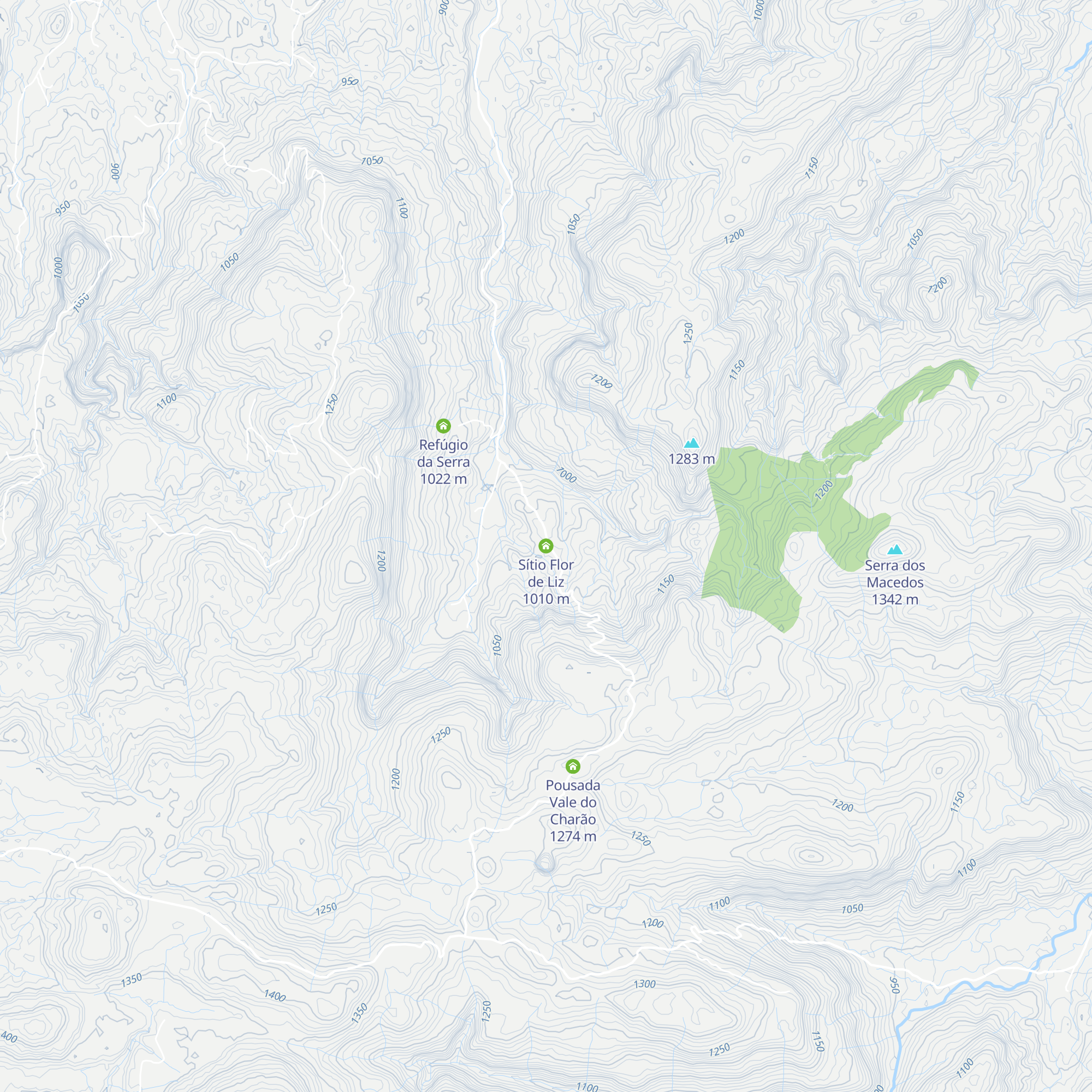 Sítio Flor de Liz map