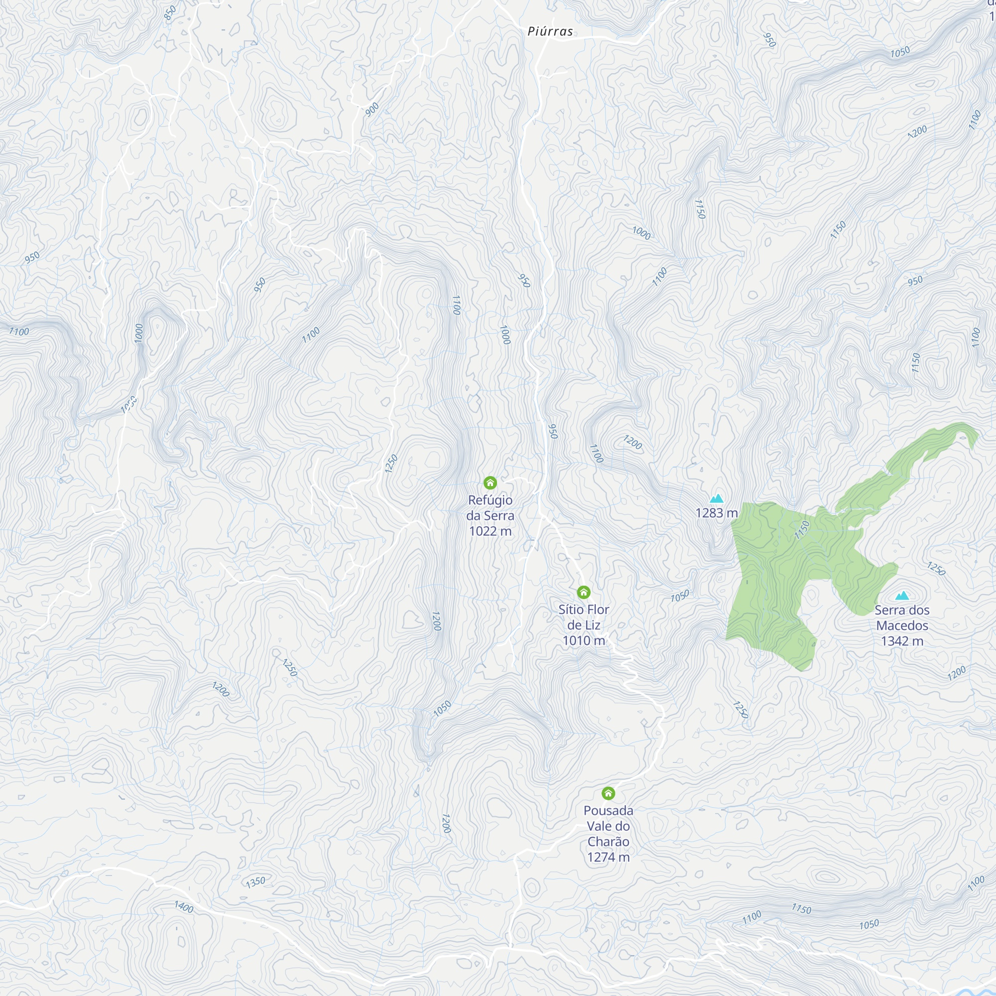 Rancho Nórdico map