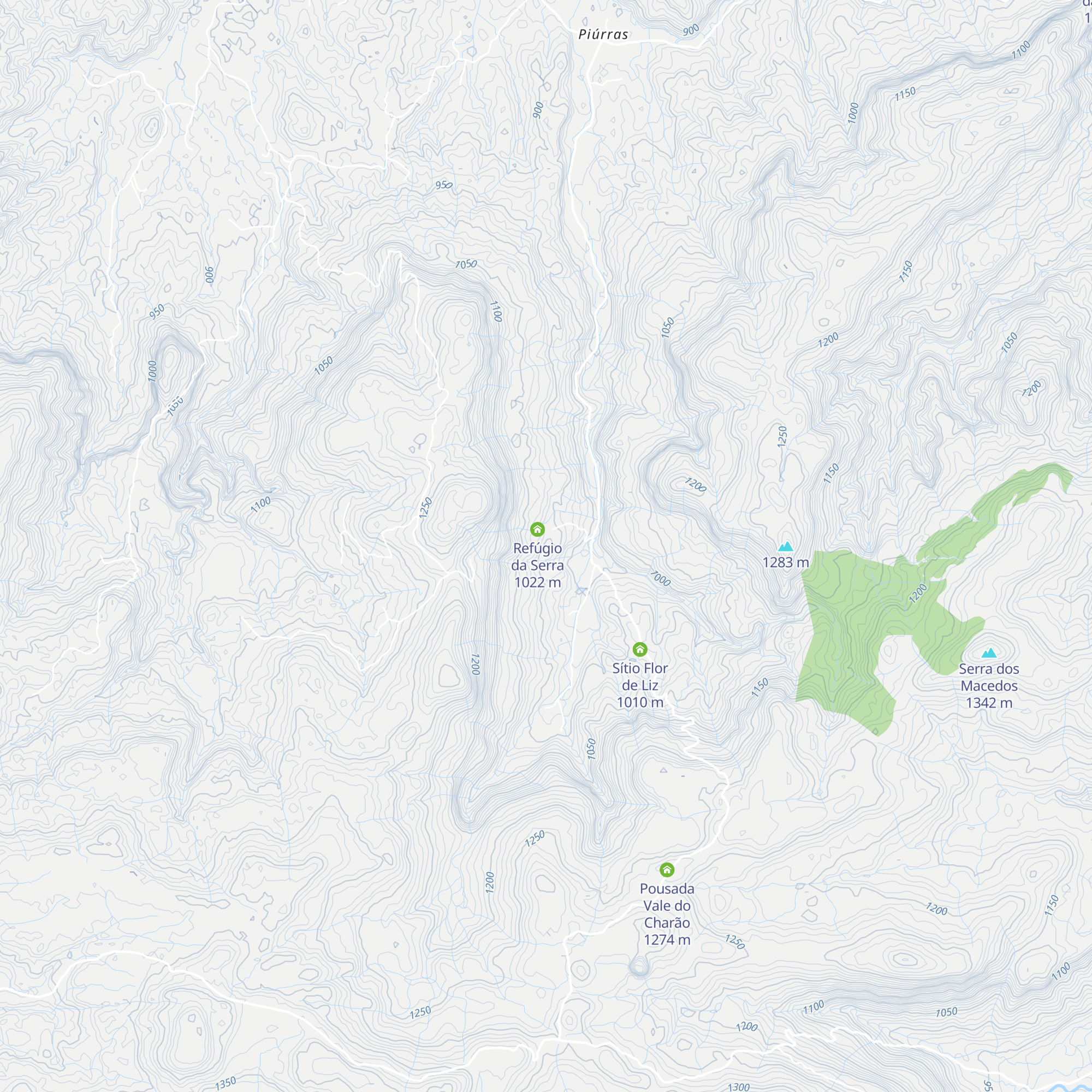 Rancho Nórdico map