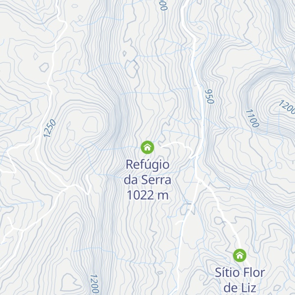 Map of Refúgio da Serra