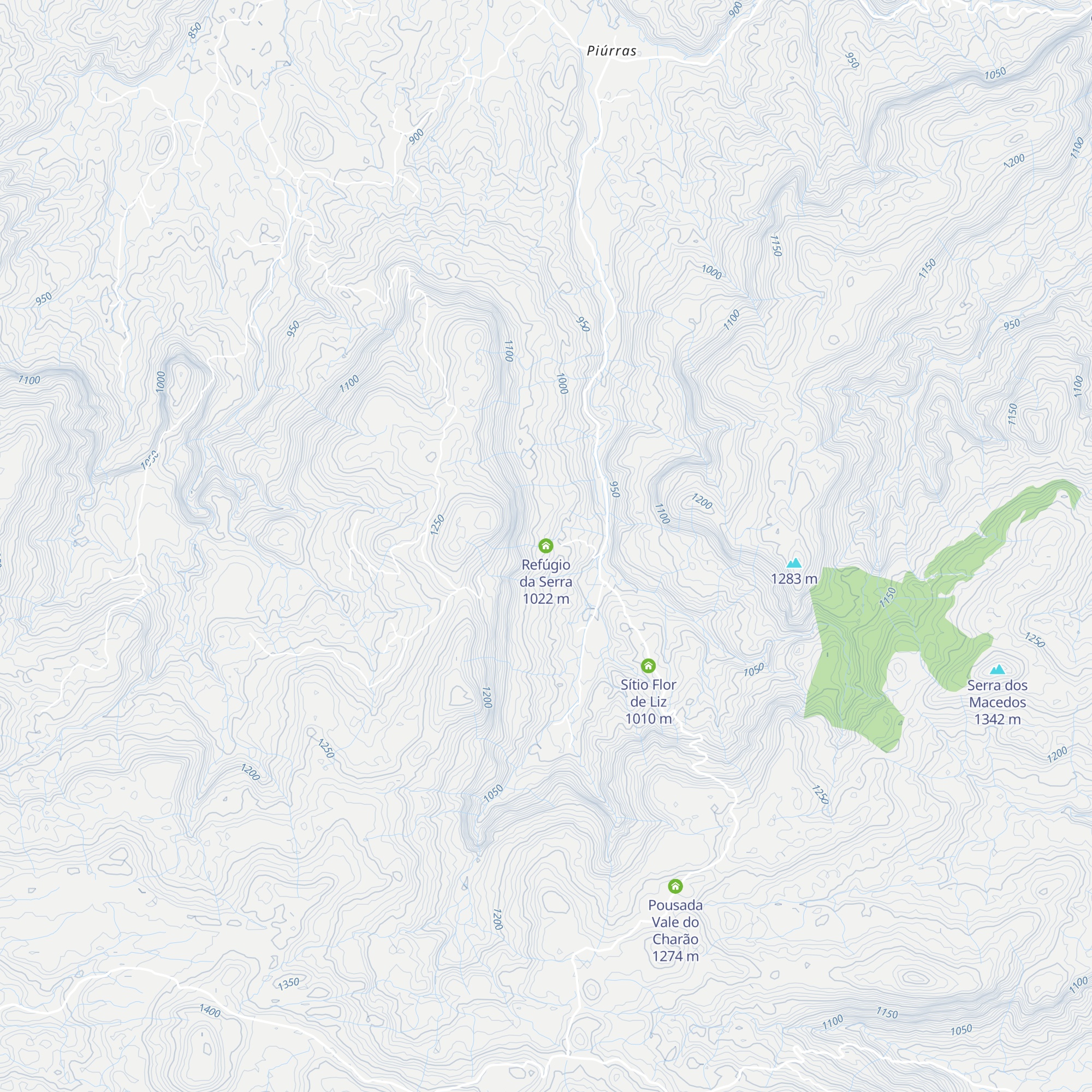 Refúgio da Serra map