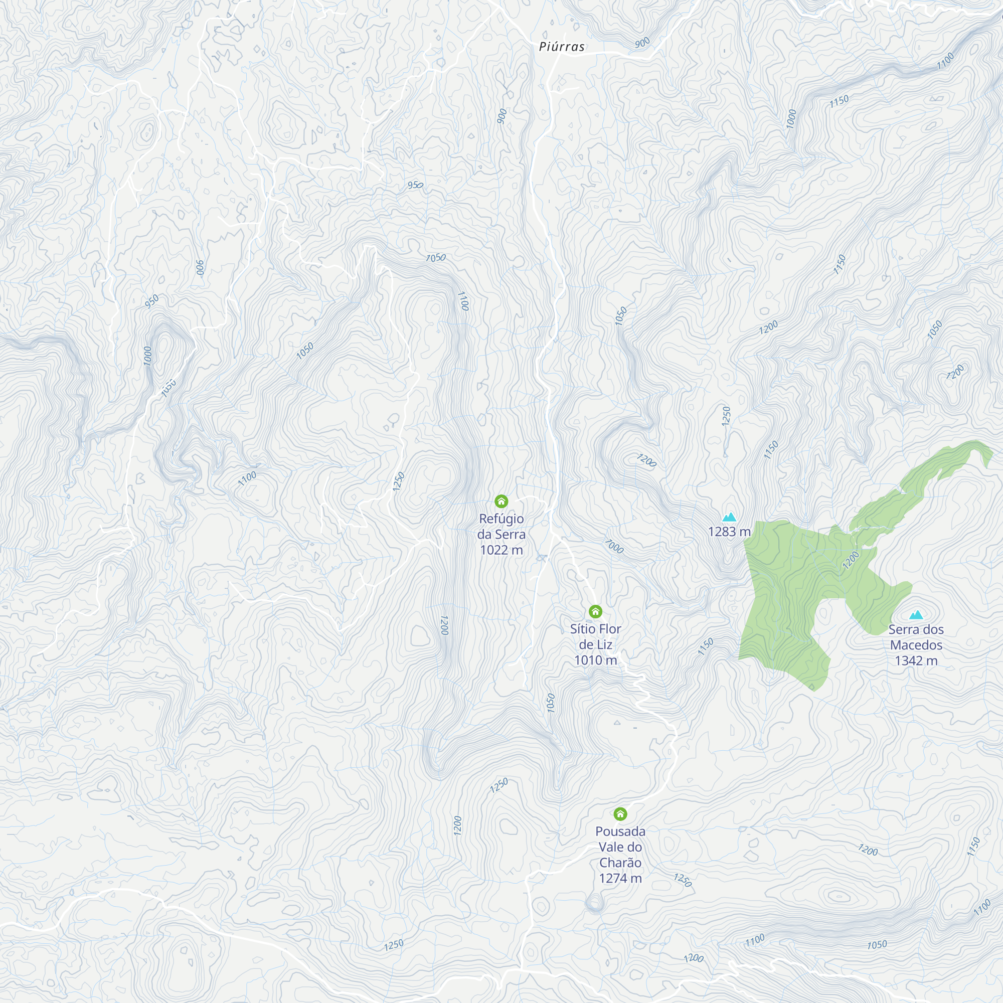 Refúgio da Serra map