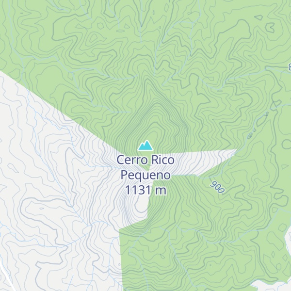 Map of Cerro Rico Pequeno