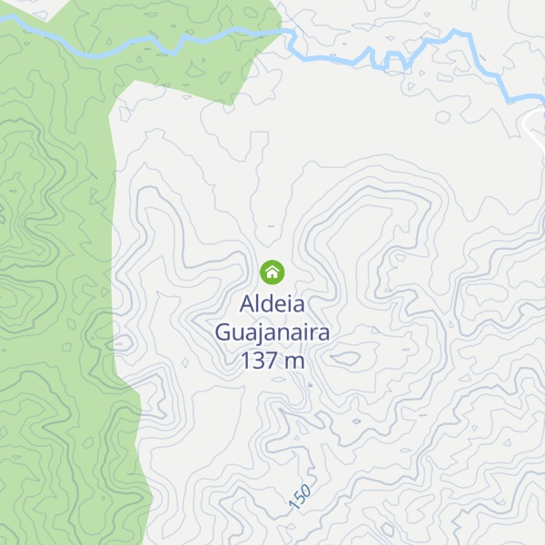 Map of Aldeia Guajanaira