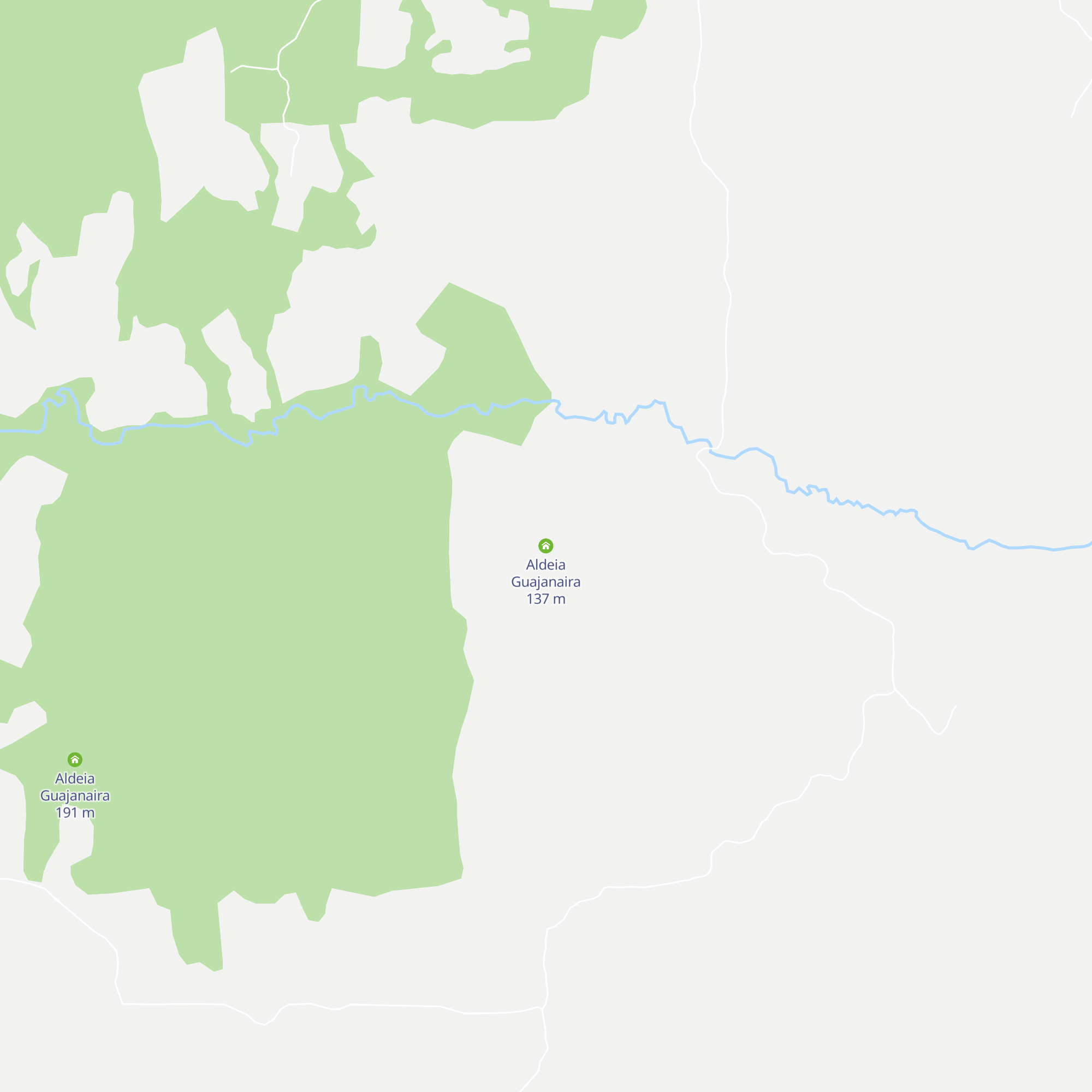 Aldeia Guajanaira map